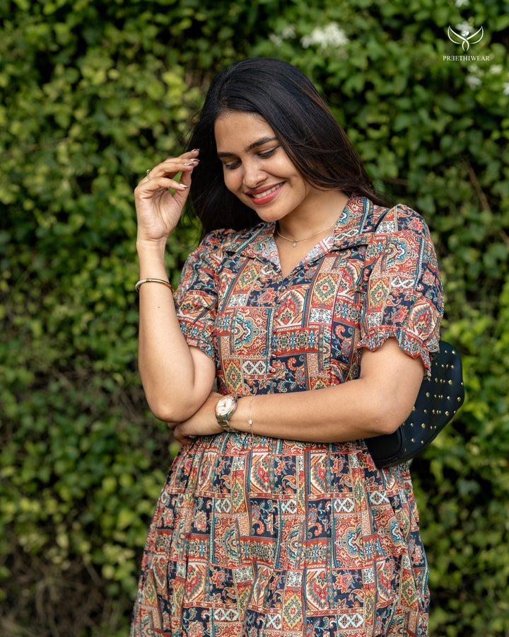 Sangavi1 Maternity Dress