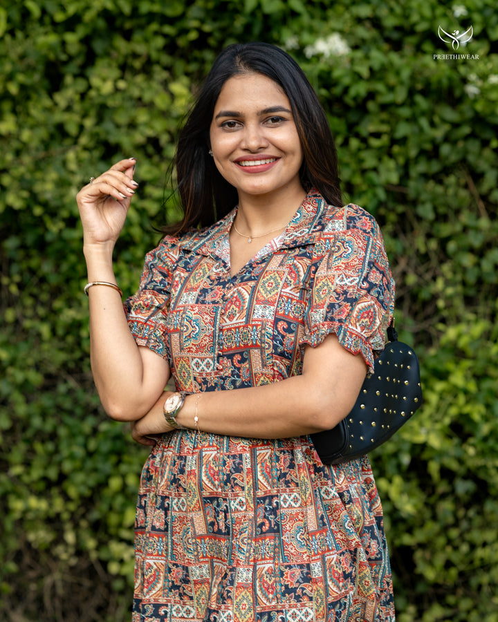 Sangavi1 Maternity Dress