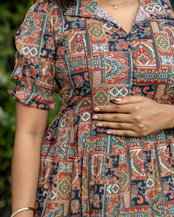 Sangavi1 Maternity Dress