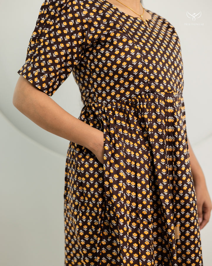 Ojal1 Maternity Dress