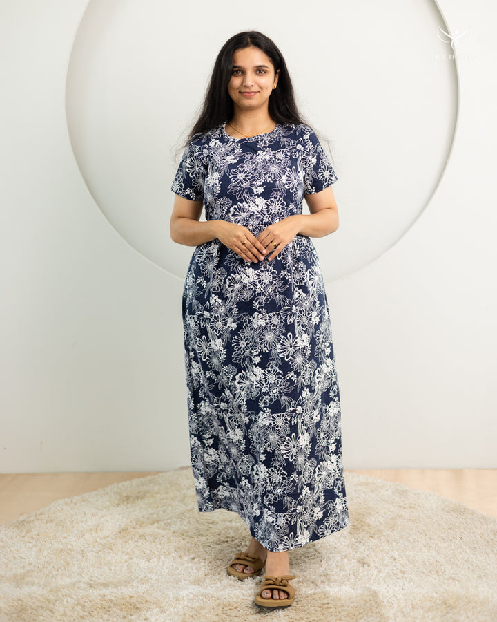 Fiana SoftCotton Full Length Maternity Loungewear