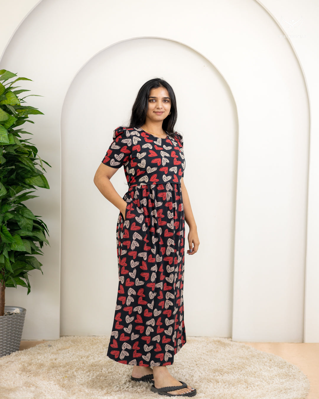 Sena1 SoftCotton Full Length Maternity Loungewear