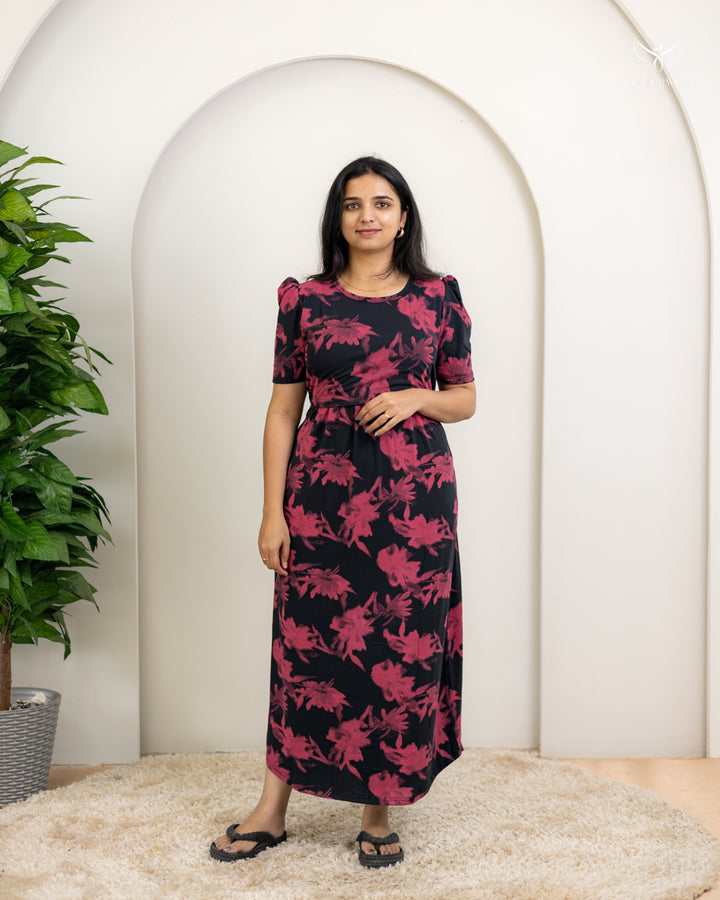 Visalini SoftCotton Full Length Maternity Loungewear
