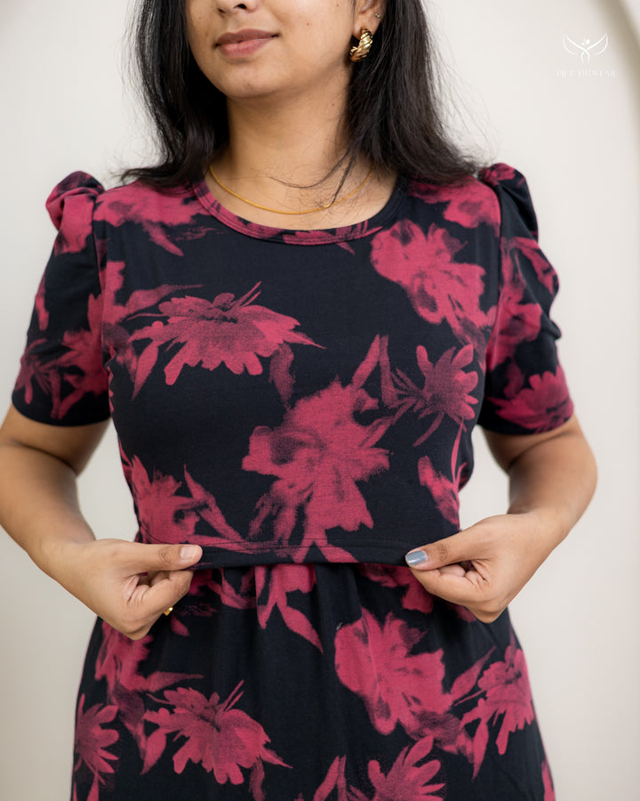 Visalini SoftCotton Full Length Maternity Loungewear