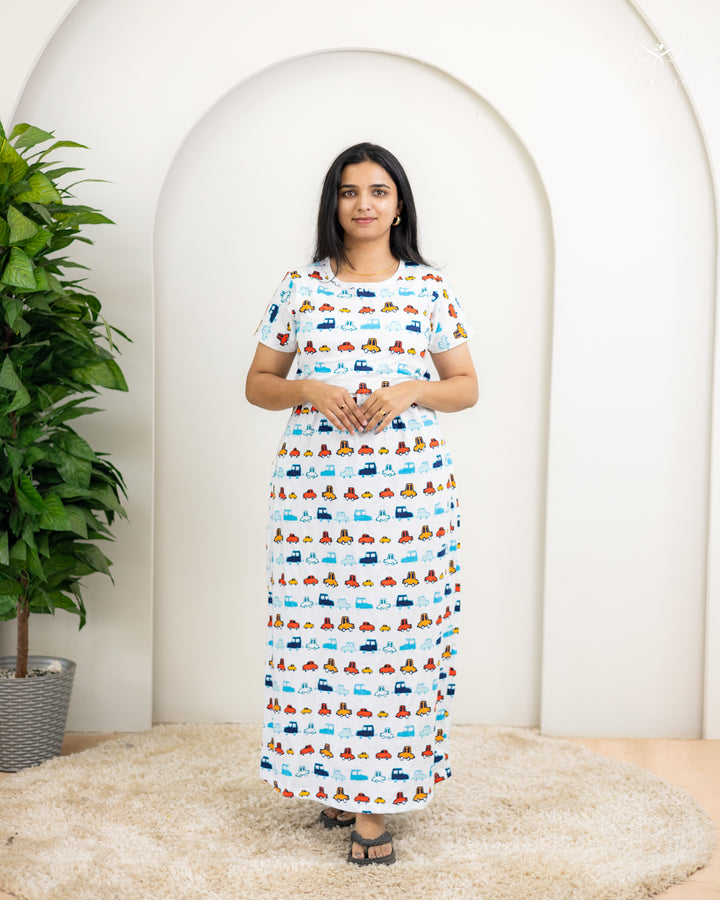 Jinu SoftCotton Full Length Maternity Loungewear