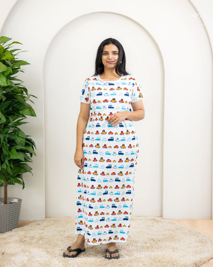 Jinu SoftCotton Full Length Maternity Loungewear
