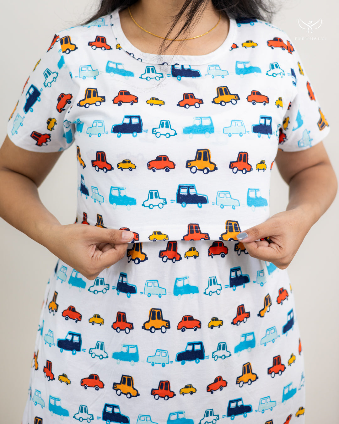 Jinu SoftCotton Full Length Maternity Loungewear