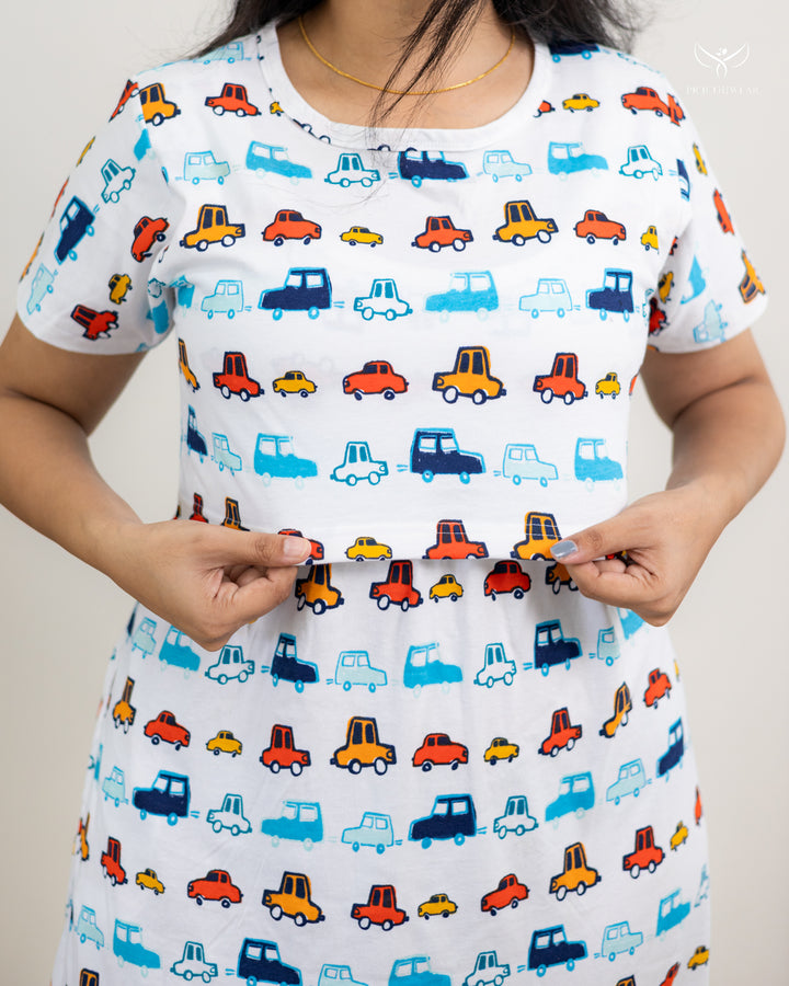 Jinu SoftCotton Full Length Maternity Loungewear