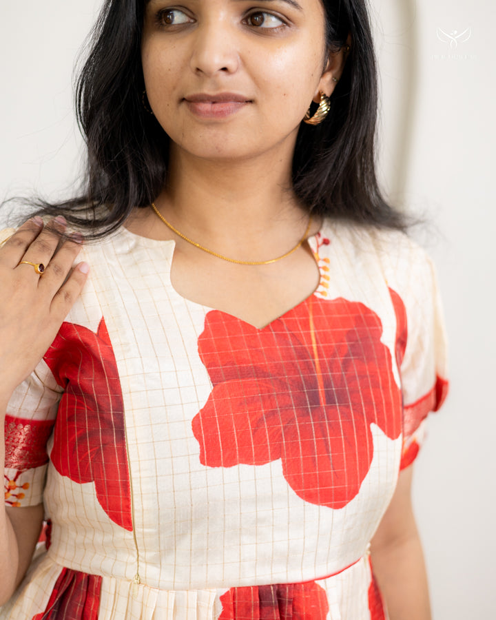 Hamsa2  Maternity Dress - Onam special