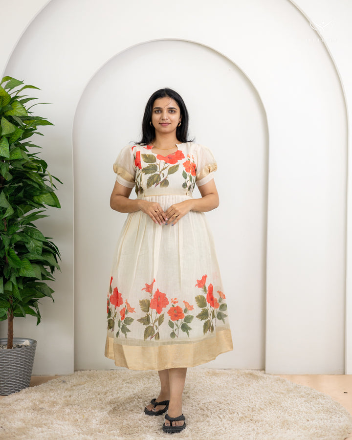 Stefie Maternity Dress - Onam special (PREORDER-AUG28)
