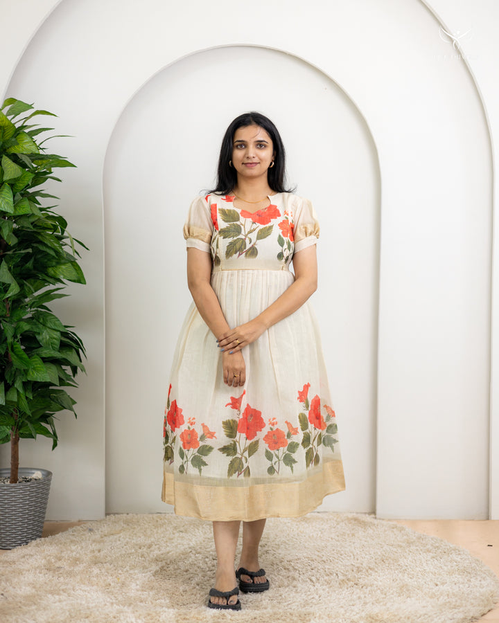 Stefie Maternity Dress - Onam special (PREORDER-AUG28)