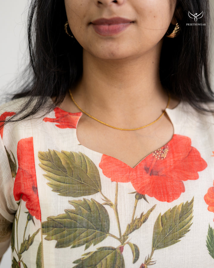Stefie Maternity Dress - Onam special (PREORDER-AUG28)