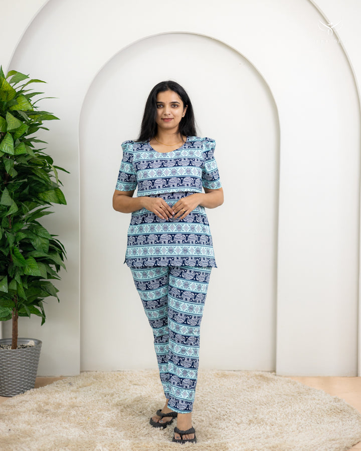 Janaki SoftCotton Maternity Top Pant Set