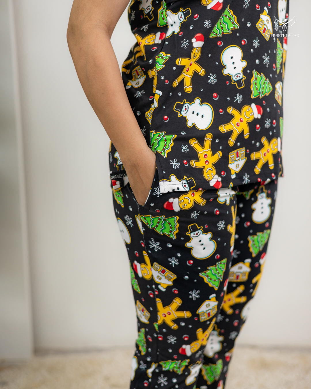 Shyno SoftCotton Maternity Top Pant Set