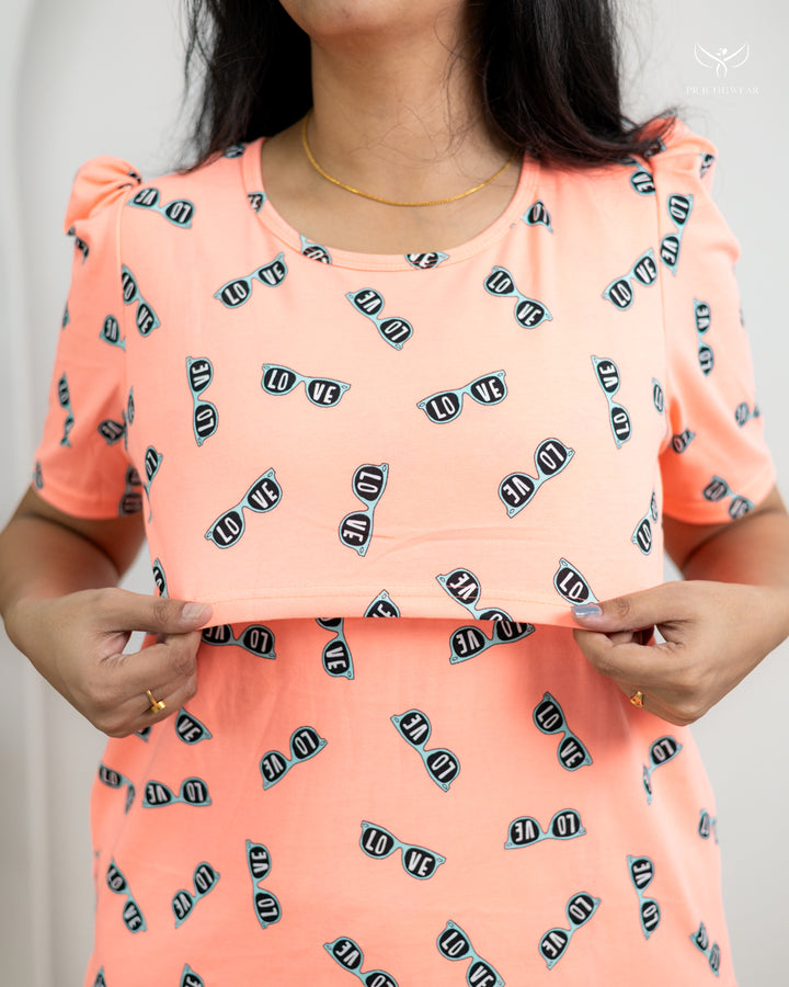 Bansi SoftCotton Maternity Top Pant Set