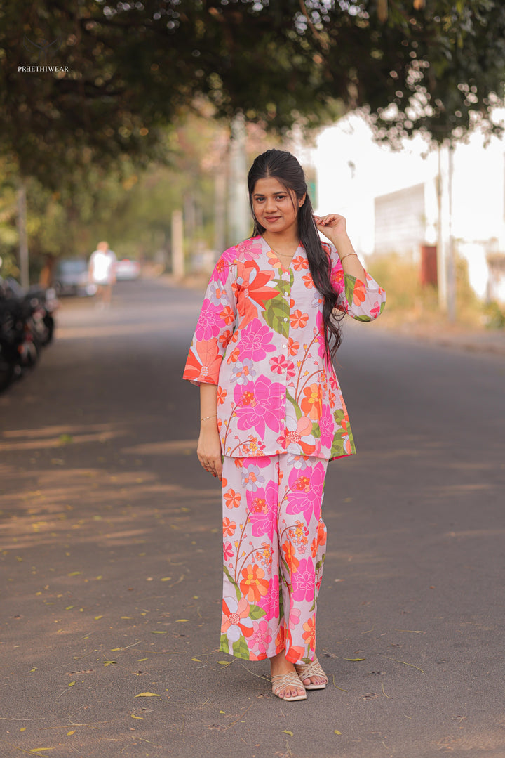 Zylie Maternity Dress with center Button