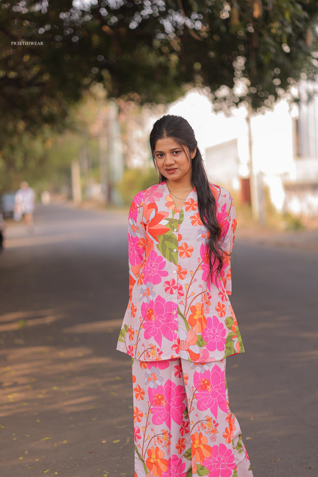 Zylie Maternity Dress with center Button