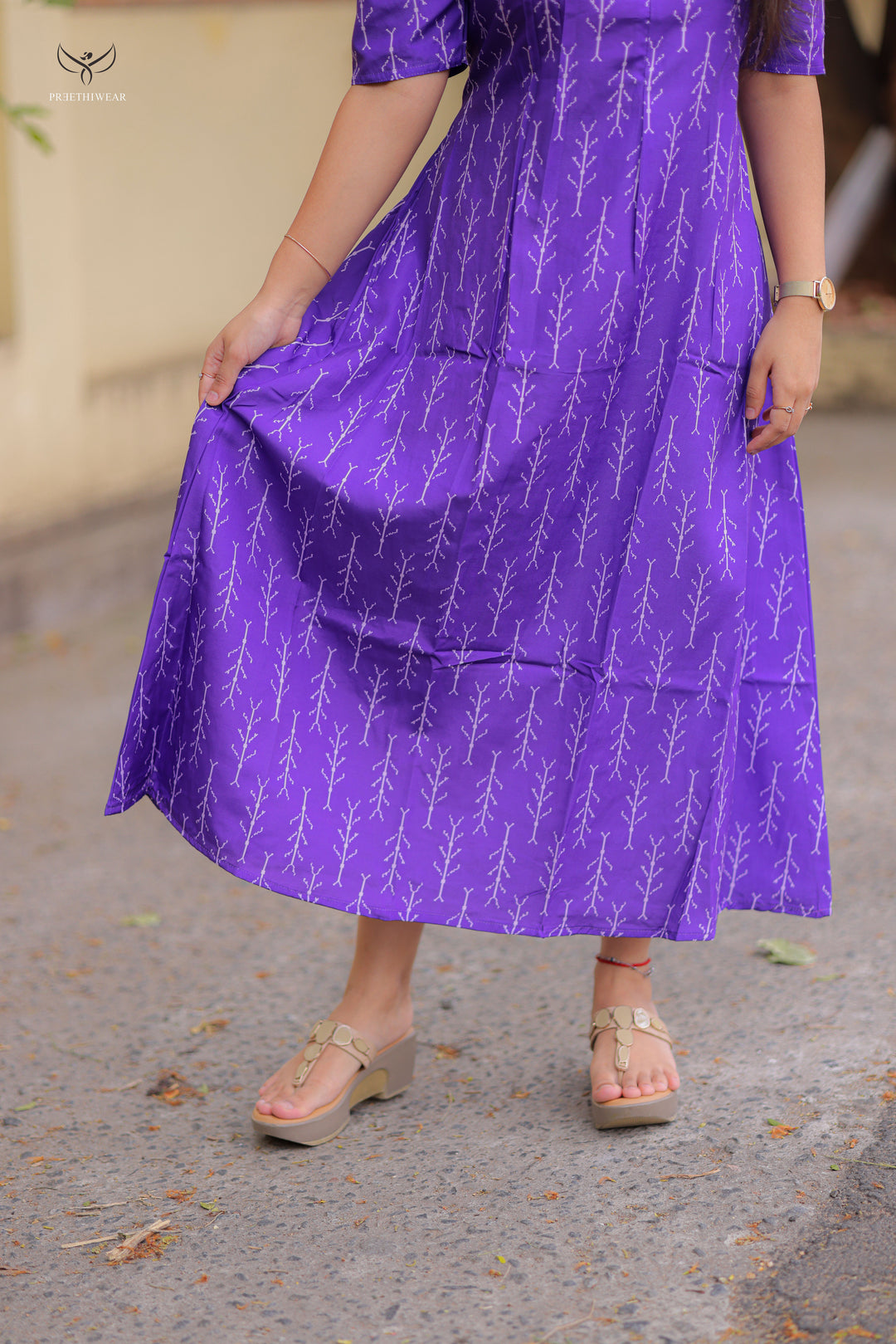 Jennifer Maternity Dress with center Zip