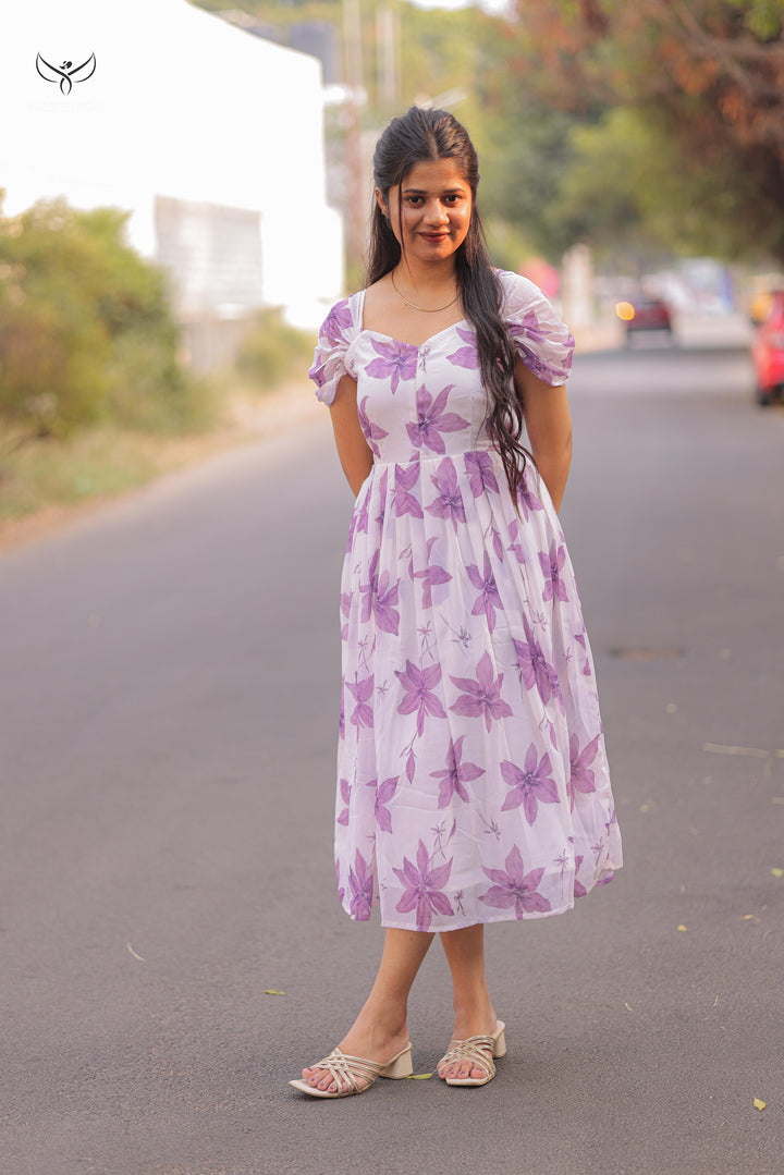 Veda1  Maternity Dress with center Zip