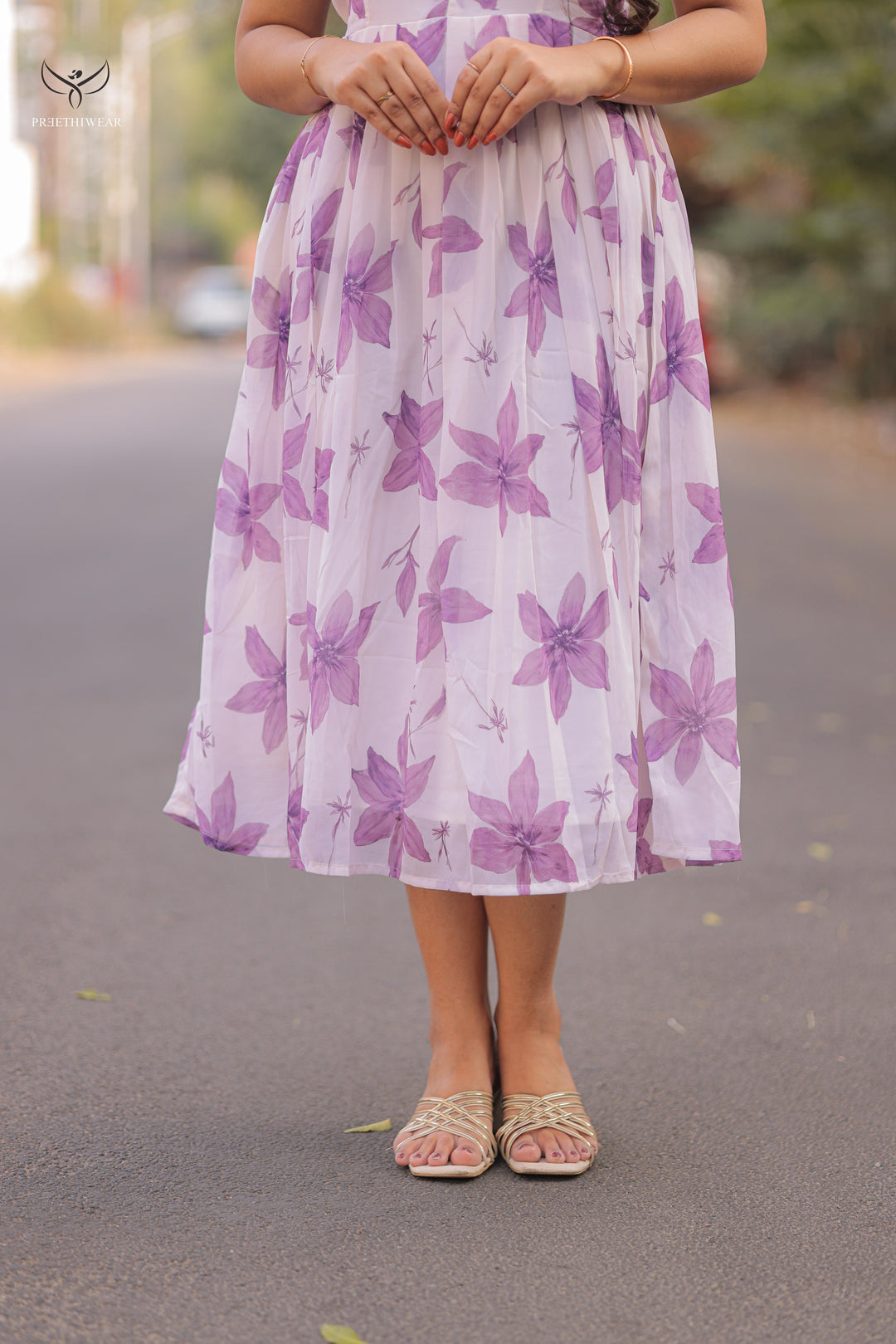 Veda1  Maternity Dress with center Zip