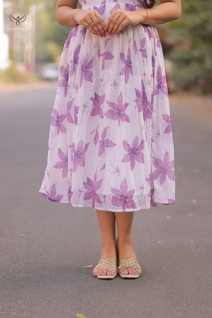 Veda1  Maternity Dress with center Zip