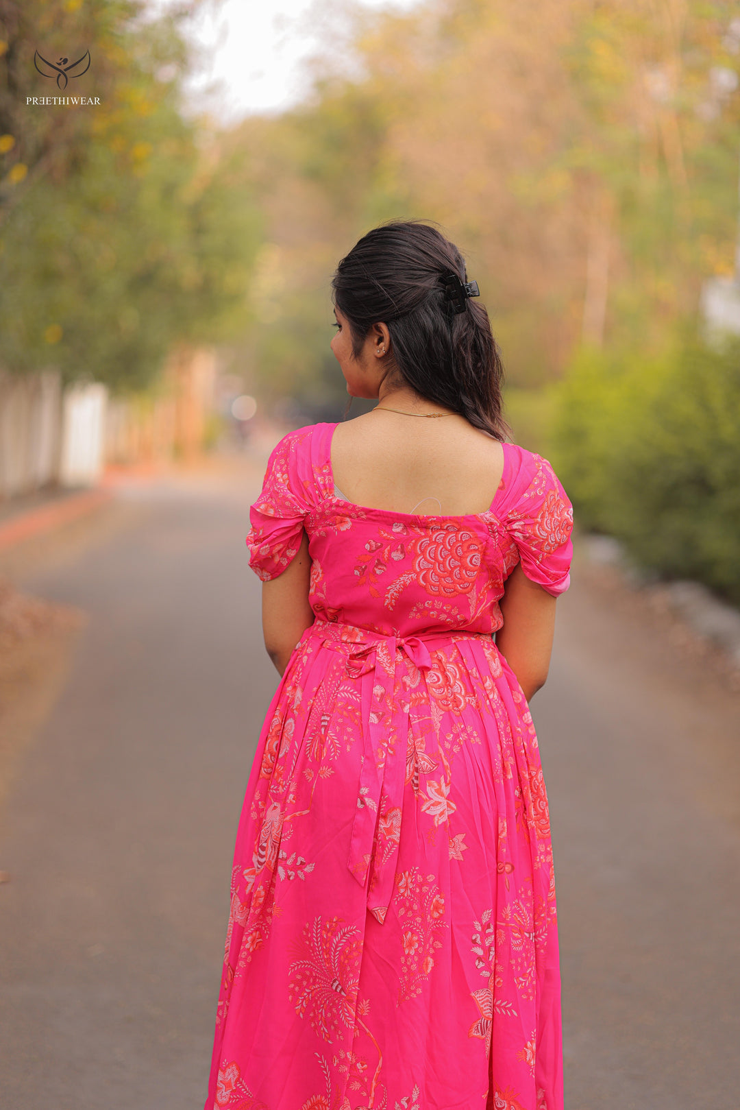 Aivya Maternity Dress with center Zip