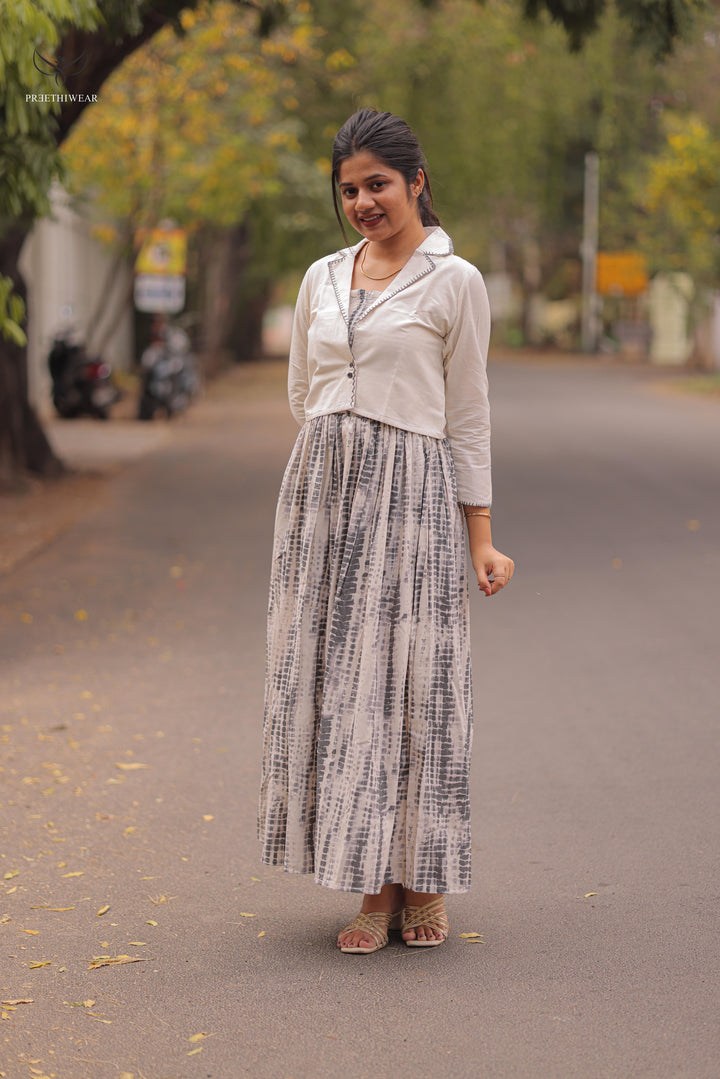 Elora  Maternity Dress with center Zip