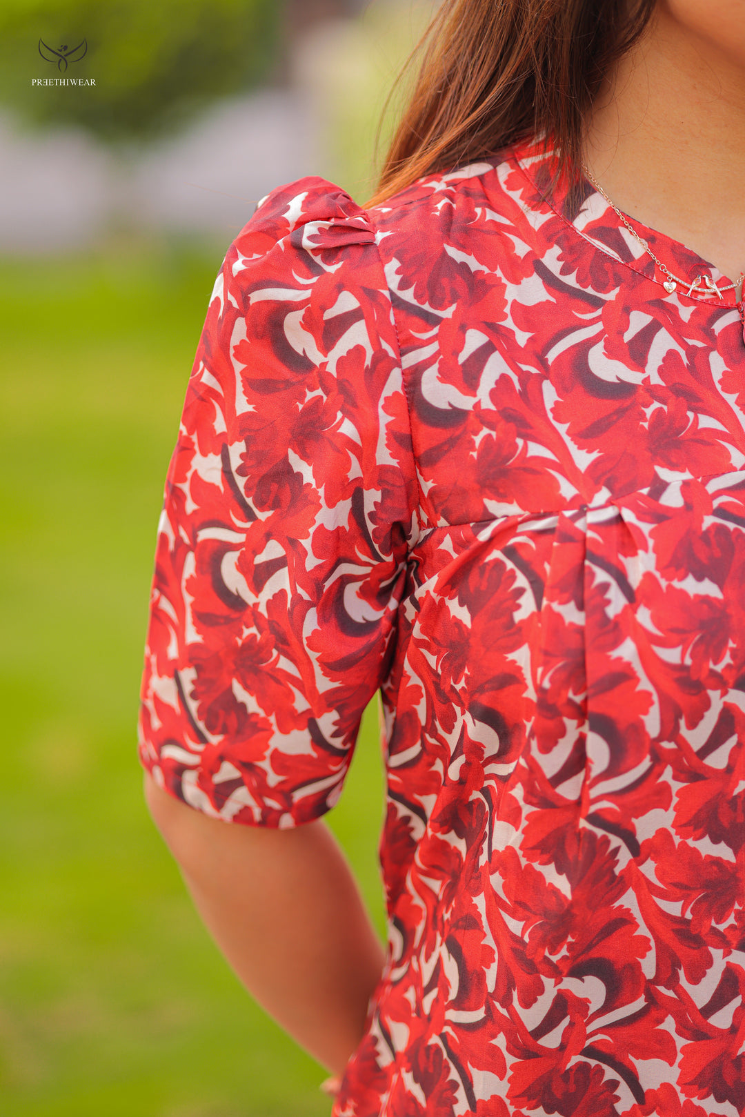 Srushna  Maternity Dress with center Zip