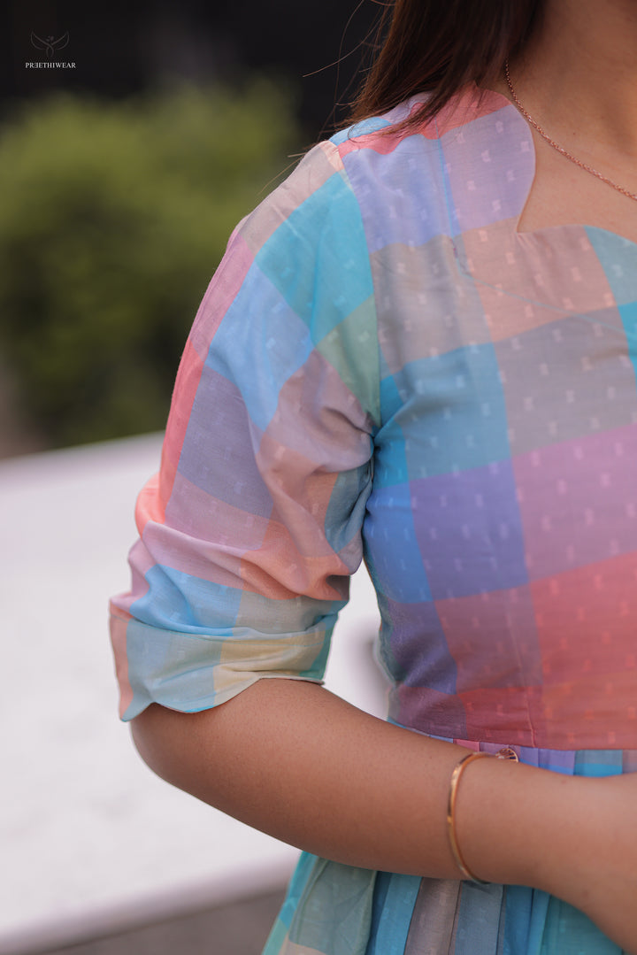 Nithina  Maternity Dress with center Zip(PREORDER-JUNE8)