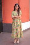 Monal  Maternity Dress with center Zip