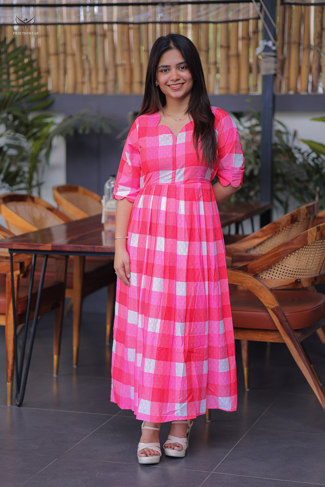 Vijaa  Maternity Dress with center Zip(PREORDER-JUNE8)