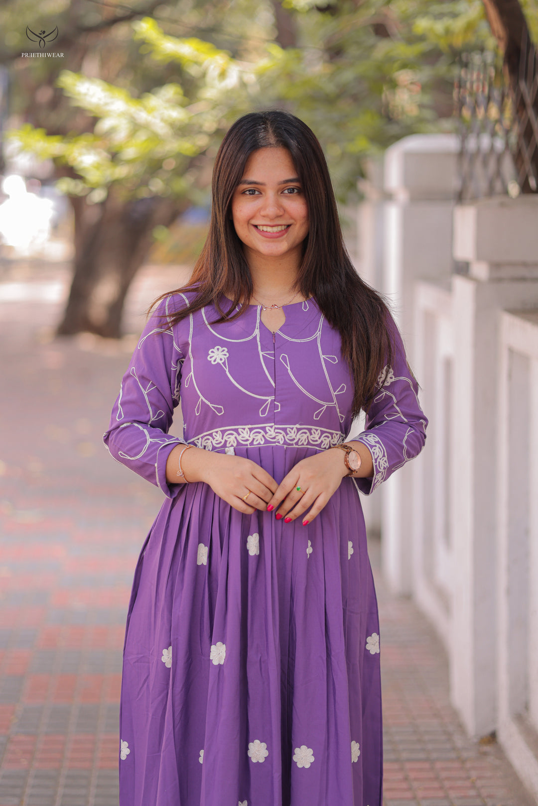 Ivaana Maternity Dress with center Zip