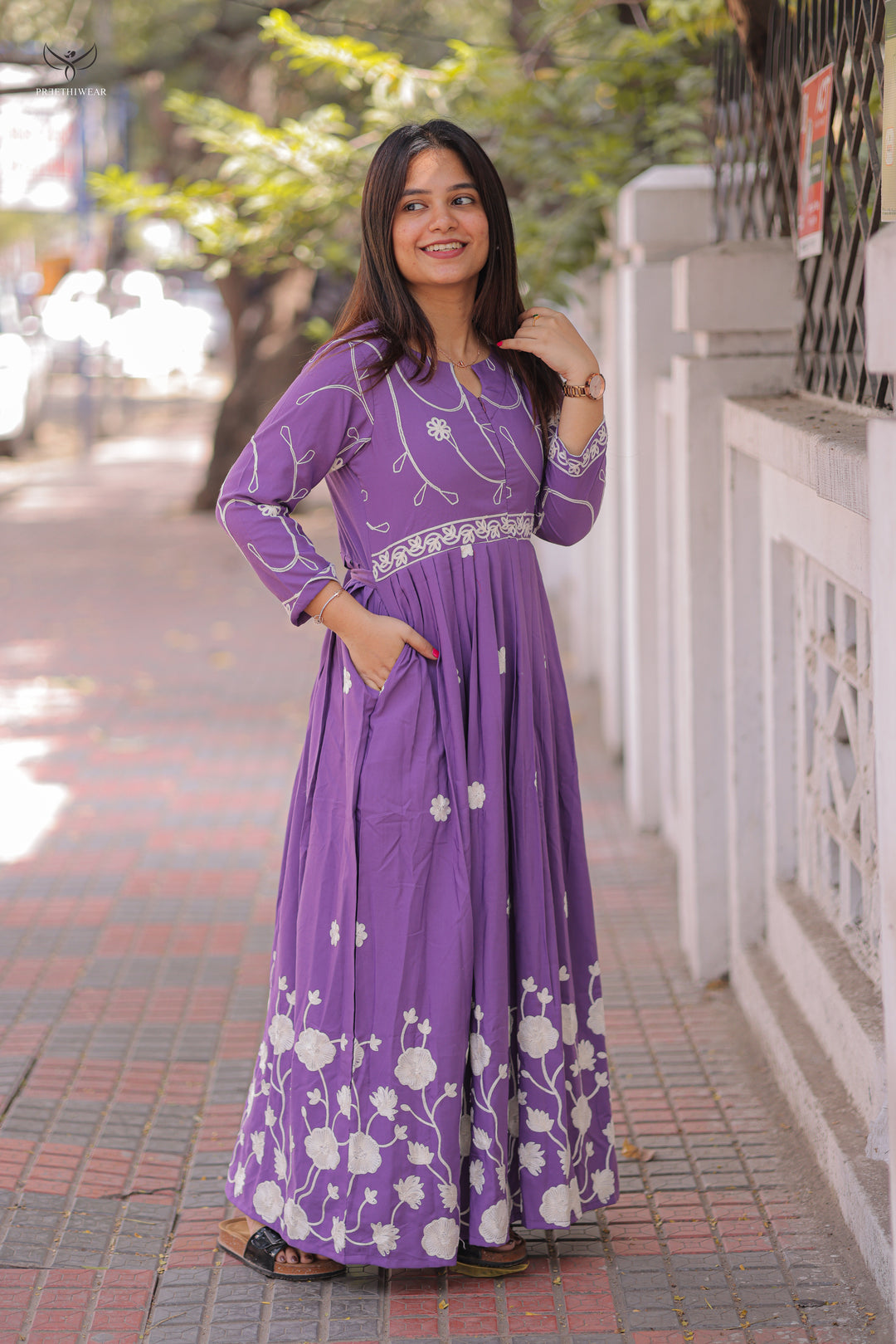 Ivaana Maternity Dress with center Zip