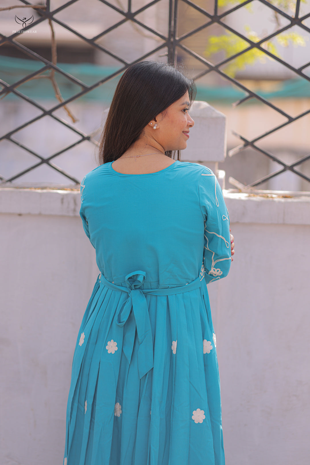 Selma Maternity Dress with center Zip
