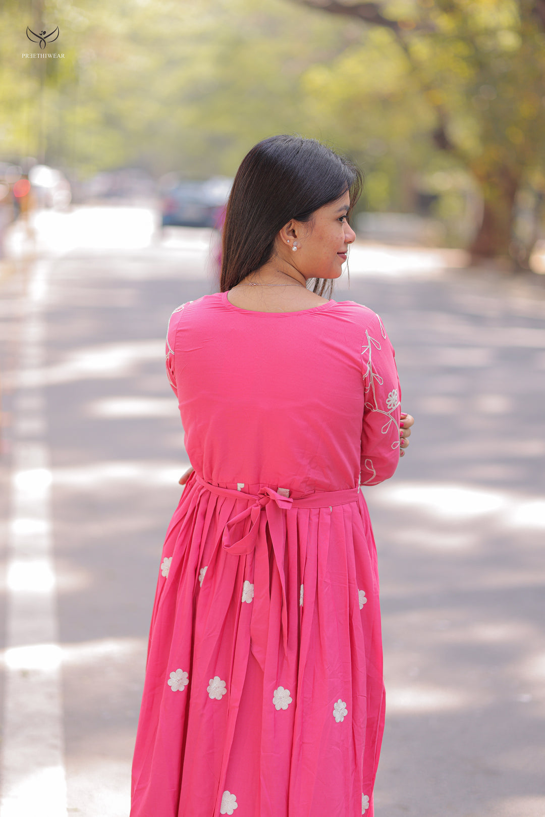 Sayuri  Maternity Dress with center Zip