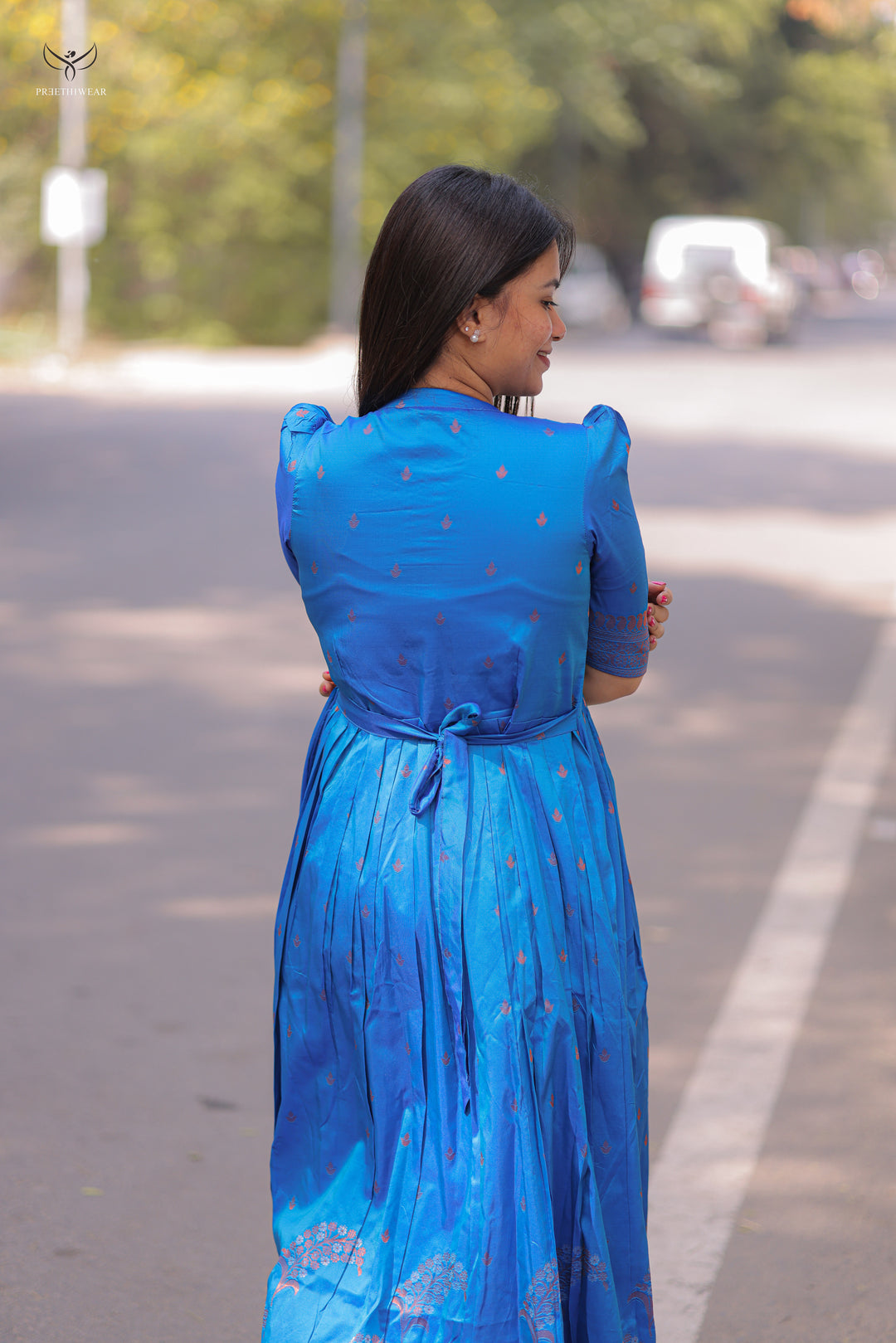 Cheerla  Maternity Dress with center Zip