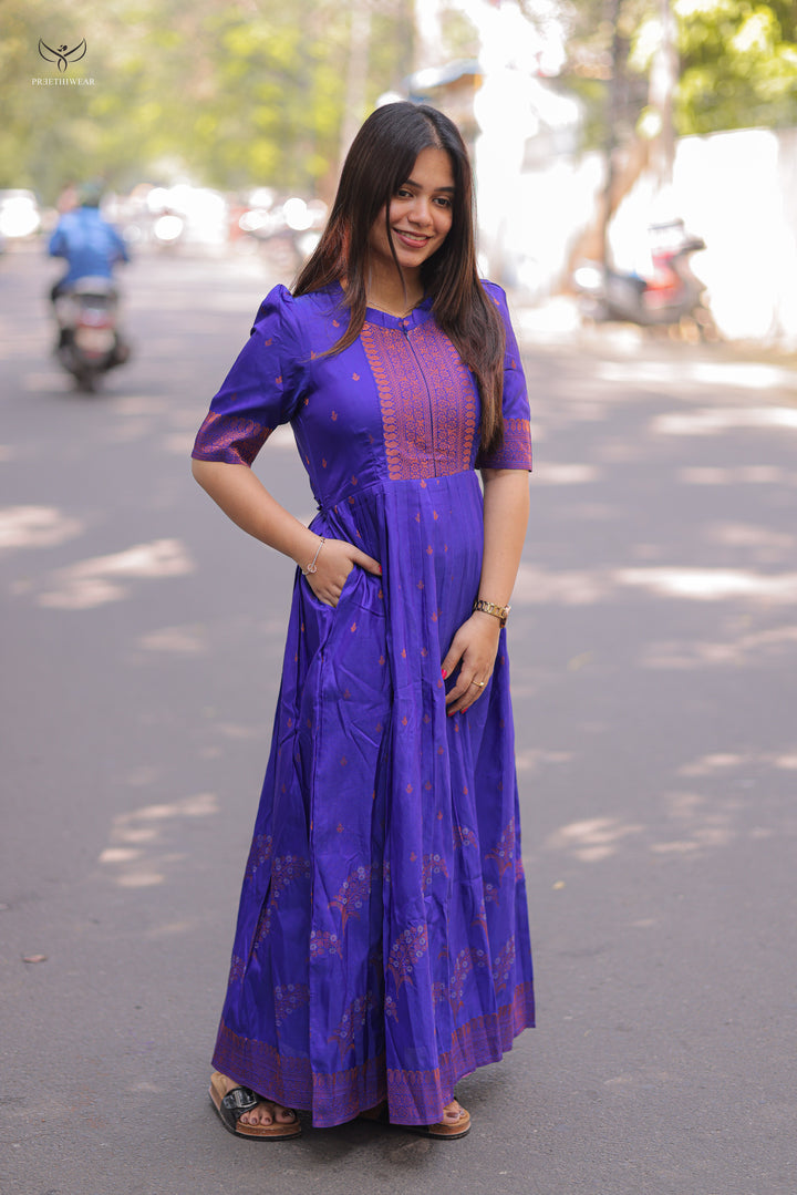 Rinisha  Maternity Dress with center Zip