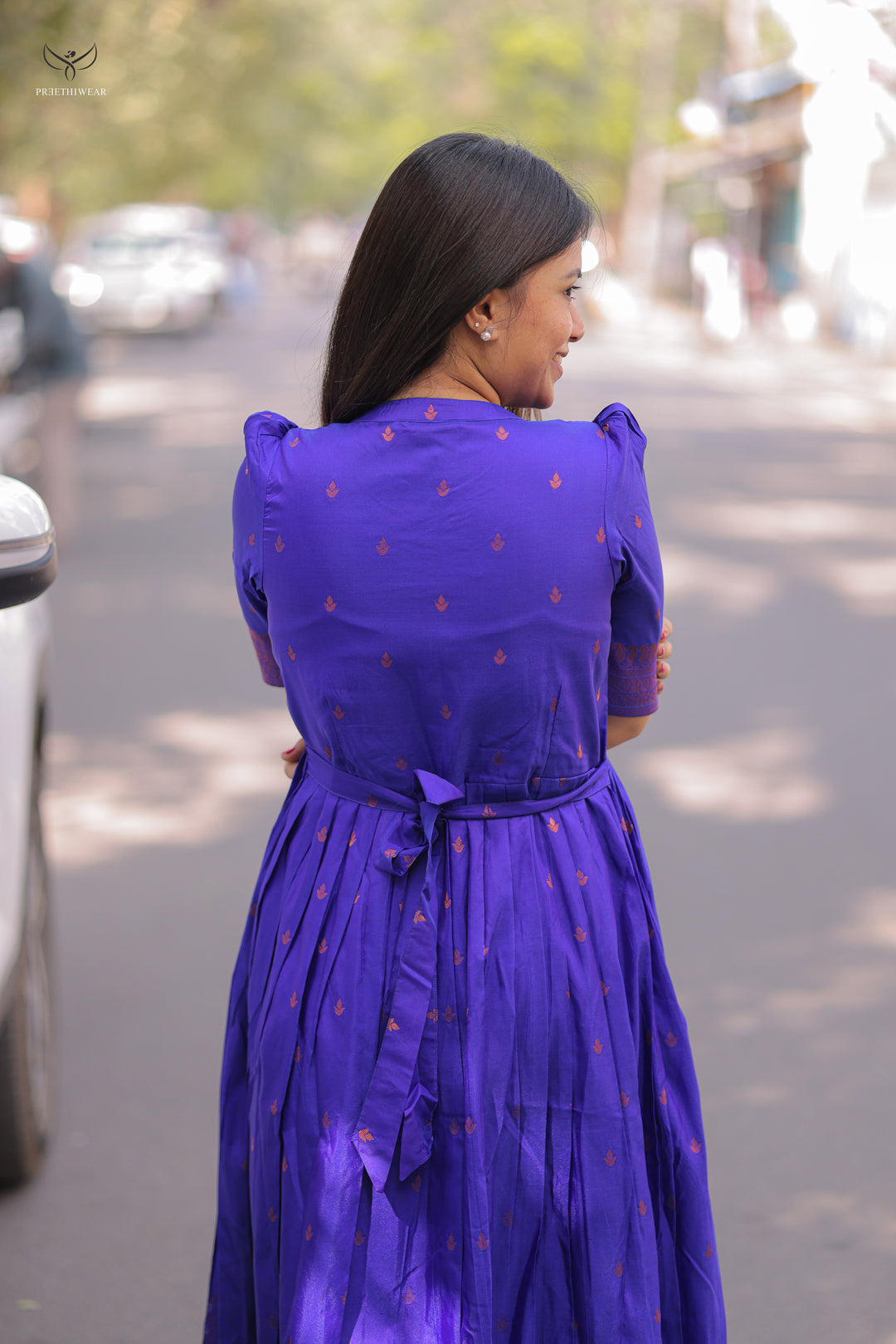 Rinisha  Maternity Dress with center Zip