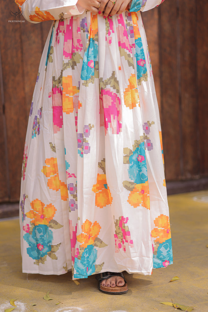 Sanila  Maternity Dress with center Zip