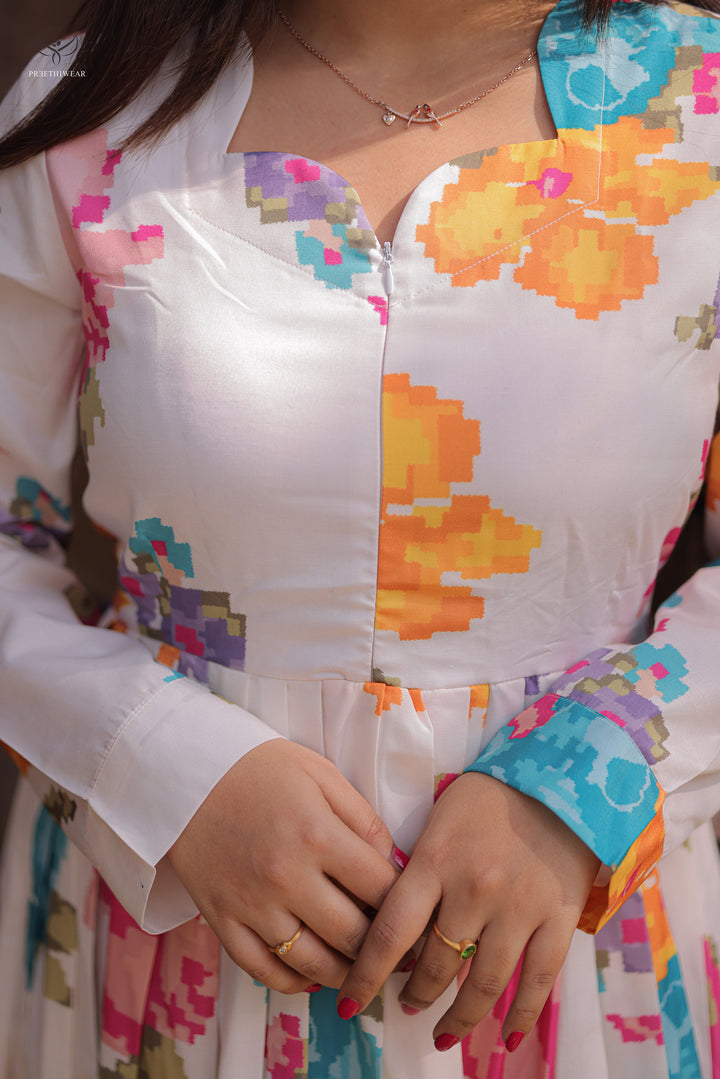 Sanila  Maternity Dress with center Zip
