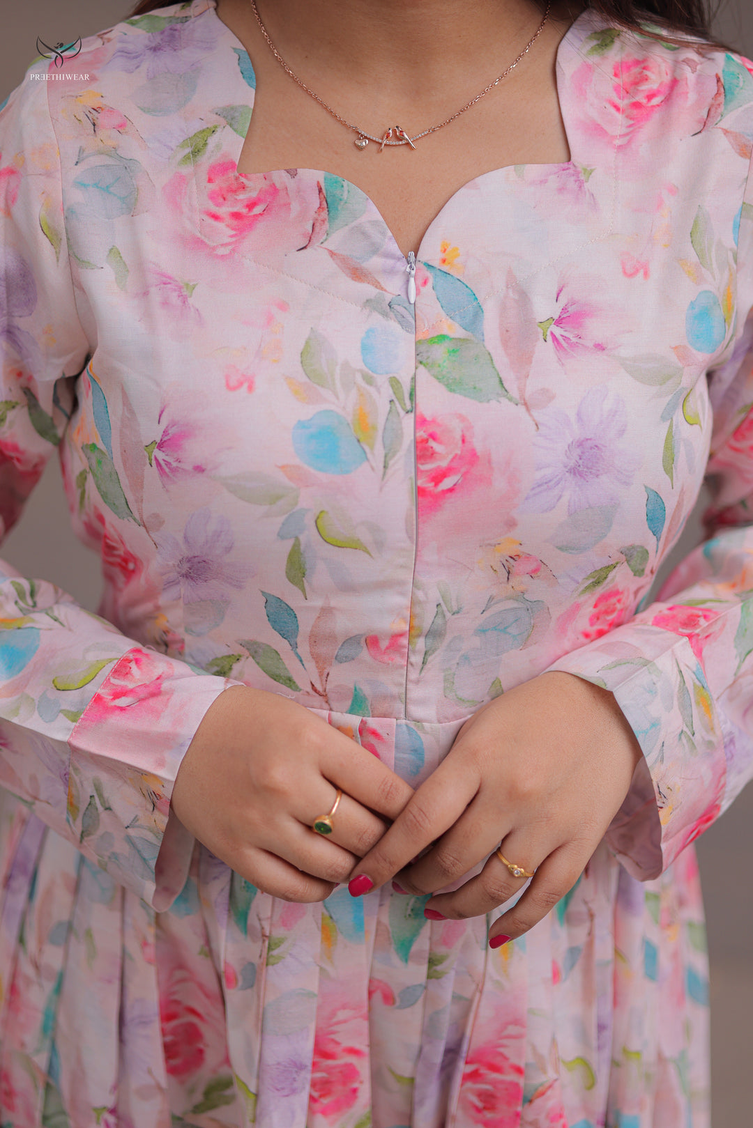 Aarini  Maternity Dress with center Zip