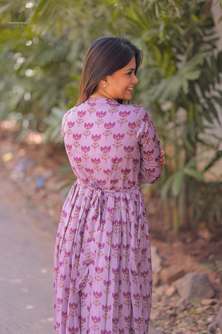 Lekisha  Maternity Dress with center Button