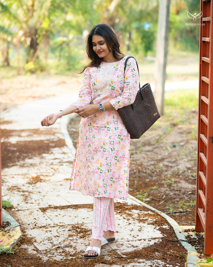 Anu Maternity Kurthi
