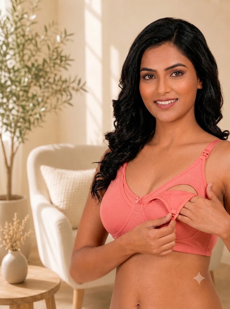 Clip-down Nursing Bra – Bamboo Cotton