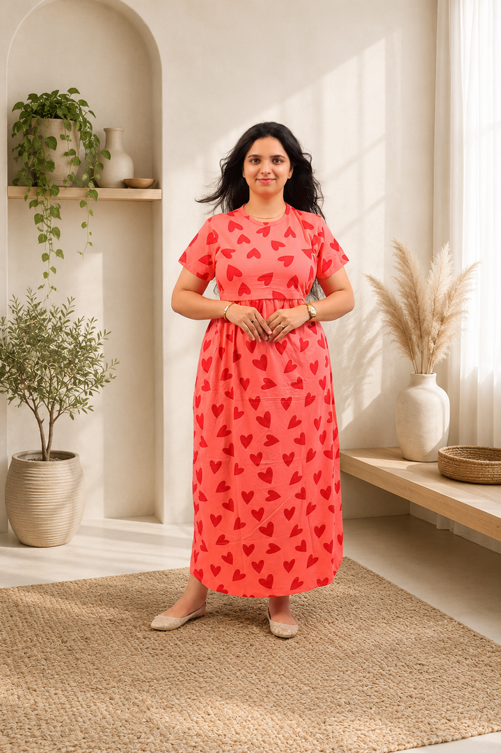 Athina SoftCotton Full Length Maternity Loungewear