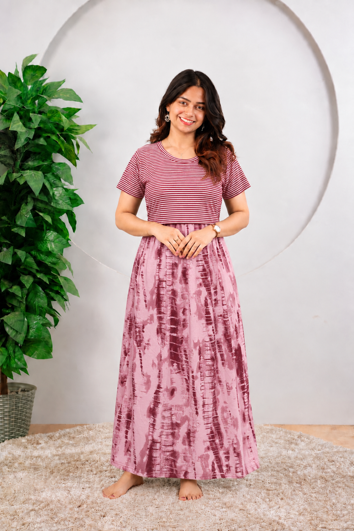 Sharon1 SoftCotton Full Length Maternity Loungewear