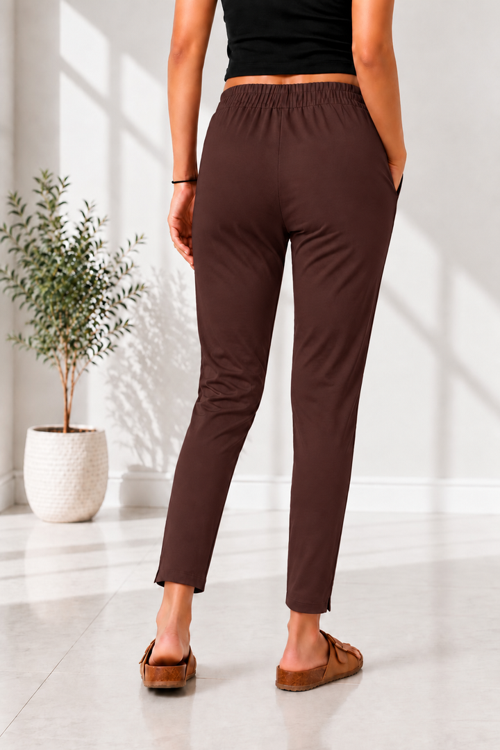 Coral Cotton Pants