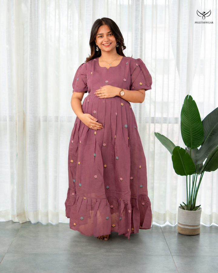 Nilofar1  Maternity Dress