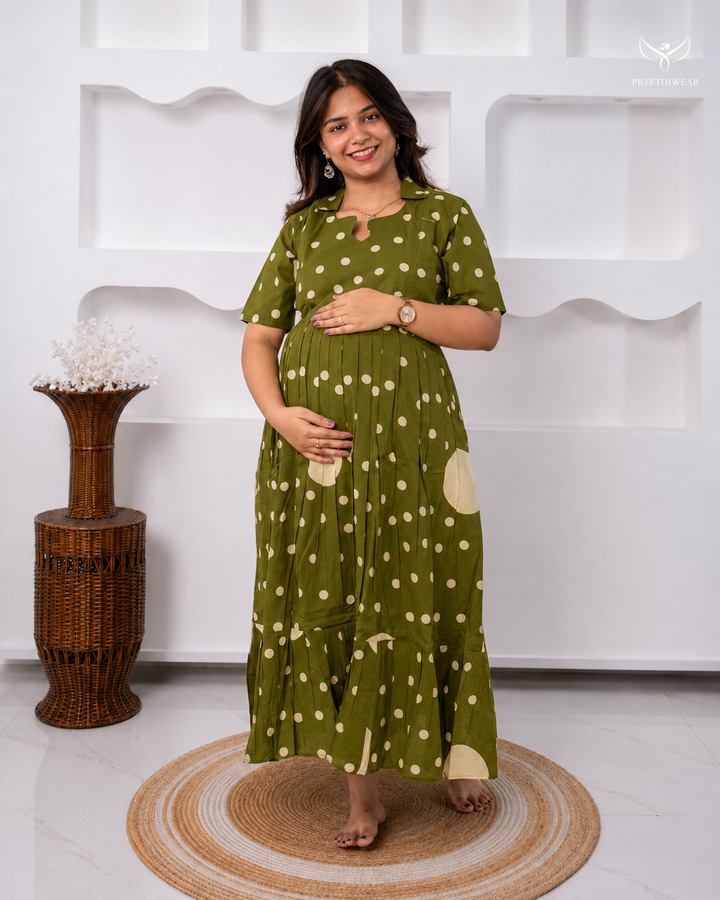Aura Maternity Dress(PREORDER-SEP1)