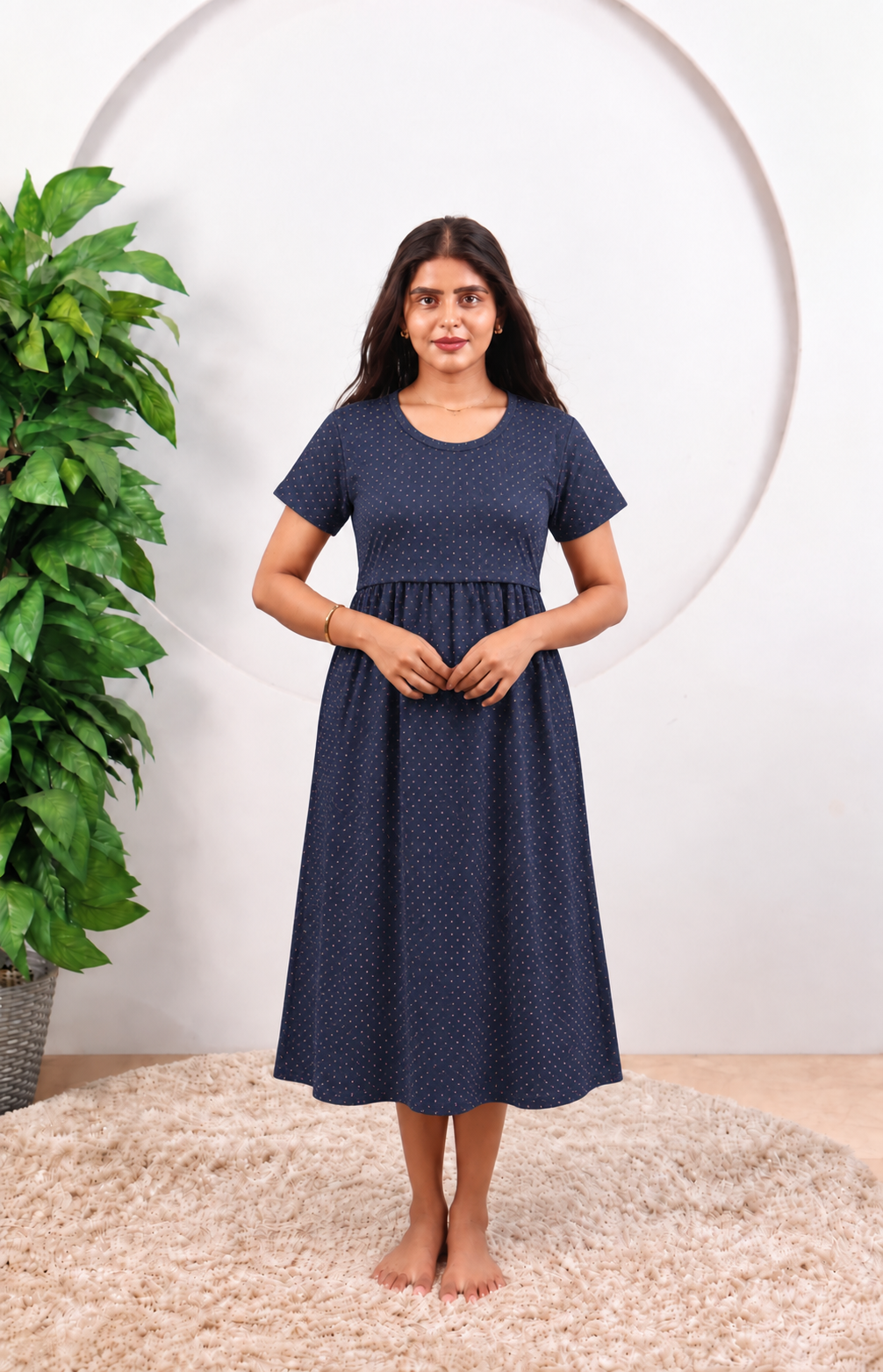 Ramza SoftCotton Calf Length Maternity Loungewear